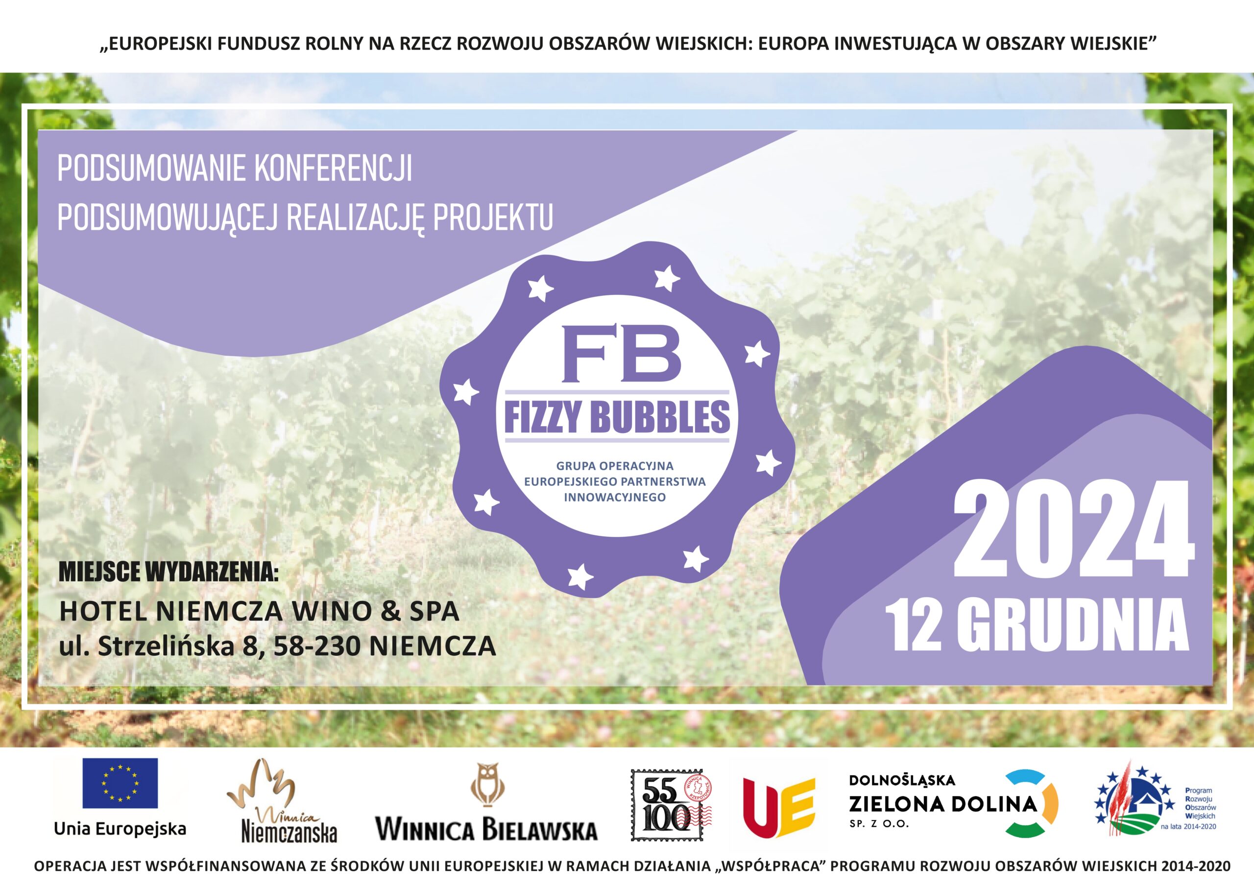 Podsumowanie Konferencji upowszechniającej i podsumowującej realizację projektu Grupy Operacyjnej „Fizzy Bubbles”