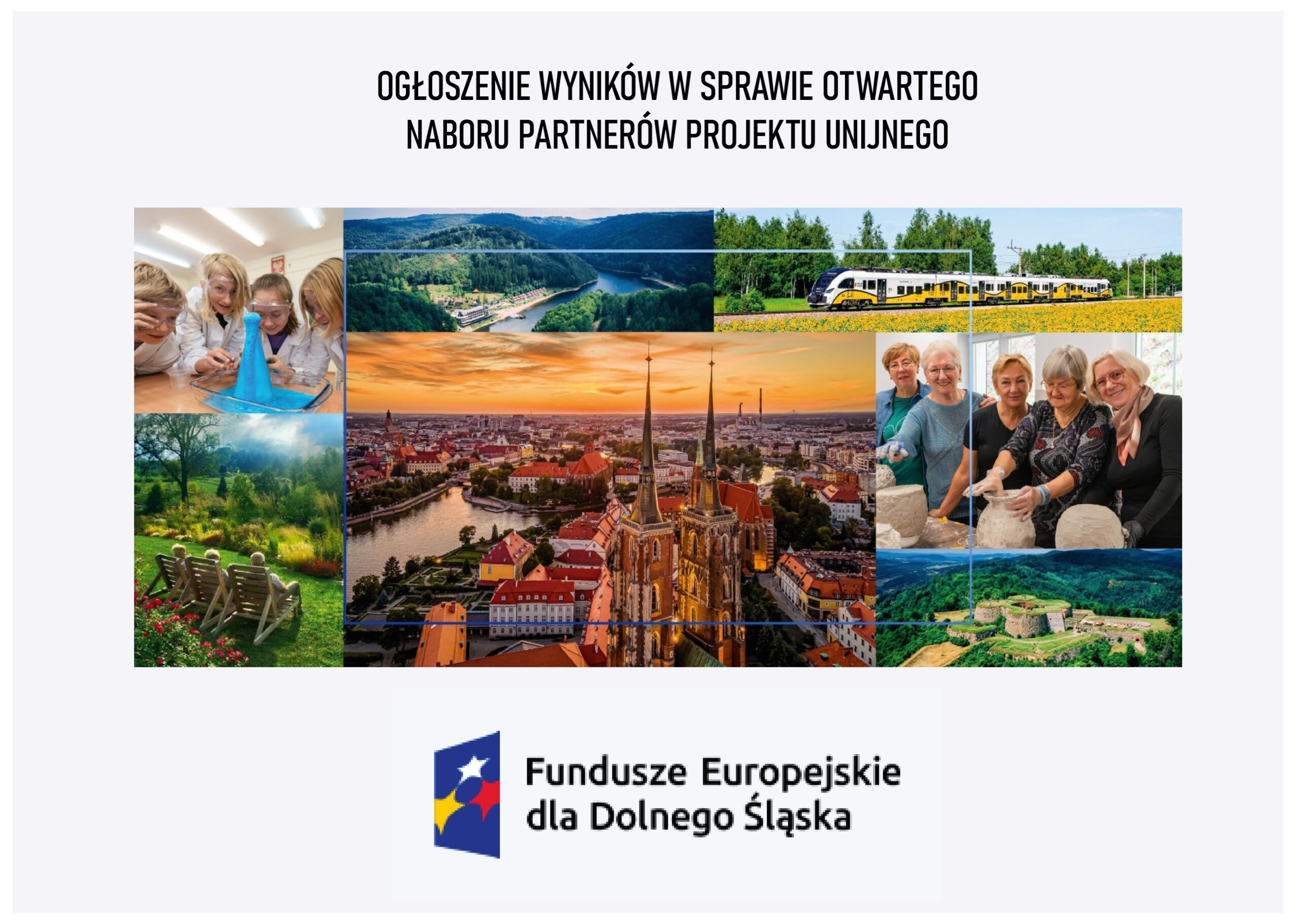 Ogłoszenie wyników w sprawie otwartego naboru partnerów projektu unijnego